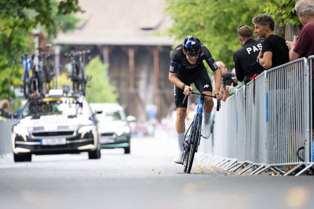 Lidl Deutschland Tour, Prolog, 19.08.2026 NoÃ Ury (LUX, Team Storck - MRW Bau) Bad Orb Germany *** Lidl Germany Tour, Prolog, August 19, 2026, Noã Ury, LUX, Team Storck MRW Bau, Bad Orb, Germany Copyright: xCarlaxHilgerx