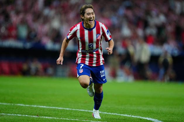 Atletico Madrid v Malaga CF - LaLiga EA Sports MD1 Lee Kang-In of Atletico Madrid celebrates his team s first goal during the LaLiga EA Sports match between Atletico Madrid and Malaga CF at Metropolitano Stadium on August 19, 2026 in Madrid, Spain. Madrid Metropolitano Stadium Madrid Spain Copyright: xGokhanxTanerx xPSxImagesxGokhanxTanerx