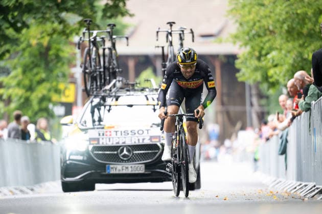 Lidl Deutschland Tour, Prolog, 19.08.2026 Joshua Huppertz (GER, Team Lotto Kern-Haus Outlet Montabaur) Bad Orb Germany *** Lidl Germany Tour, Prolog, August 19, 2026 Joshua Huppertz GER, Team Lotto Kern Haus Outlet Montabaur Bad Orb, Germany Copyright: xCarlaxHilgerx