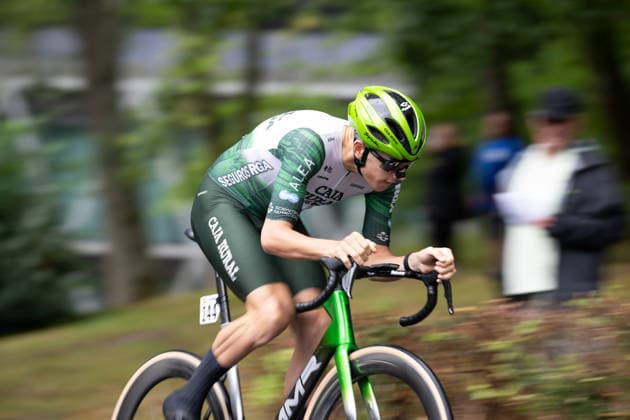 Lidl Deutschland Tour, Prolog, 19.08.2026 Ellande Larronde (FRA, Caja Rural - Seguros RGA) Bad Orb Germany *** Lidl Germany Tour, Prolog, August 19, 2026, Ellande Larronde (FRA), Caja Rural Seguros RGA, Bad Orb, Germany Copyright: xCarlaxHilgerx