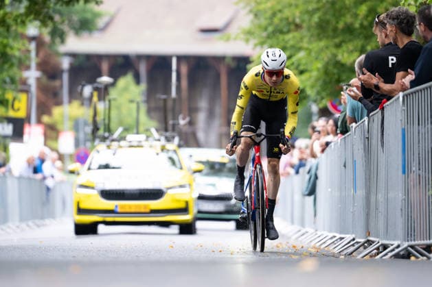 Lidl Deutschland Tour, Prolog, 19.08.2026 Wilco Kelderman (NED, Team Visma Lease a Bike) Bad Orb Germany *** Lidl Germany Tour, Prologue, August 19, 2026 Wilco Kelderman (NED), Team Visma Lease a Bike, Bad Orb, Germany Copyright: xCarlaxHilgerx