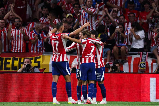 ESP: Atletico de Madrid v Malaga CF La Liga EA Sports Alejandro Baena of Atletico de Madrid celebrates his goal during a Liga EA Sports match between Atletico de Madrid and Malaga CF at Estadio Riyadh Air Metropolitano on August 19, 2026 in Madrid, Spain. Madrid Madrid Spain Football *** ESP Atlético de Madrid vs. Málaga CF La Liga EA Sports Alejandro Baena of Atlético de Madrid celebrates his goal during an EA Sports La Liga match between Atlético de Madrid and Málaga CF at Estadio Riyadh Air Metropolitano on August 19, 2026, in Madrid, Spain Madrid Madrid Spain Soccer Copyright: xAlejandroxMatiasx