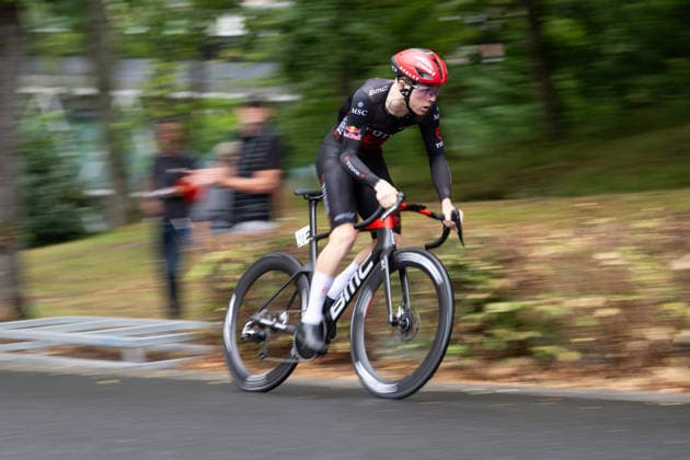 Lidl Deutschland Tour, Prolog, 19.08.2026 Jesper Stiansen (NOR, TUDOR PRO CYCLING TEAM U23) Bad Orb Germany *** Lidl Germany Tour, Prolog, August 19, 2026 Jesper Stiansen (NOR), TUDOR PRO CYCLING TEAM U23, Bad Orb, Germany Copyright: xCarlaxHilgerx