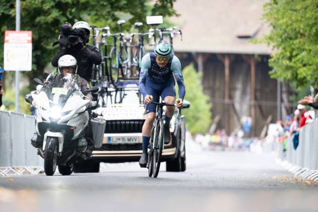 Lidl Deutschland Tour, Prolog, 19.08.2026 Phil Bauhaus (GER, BAHRAIN - VICTORIOUS) Bad Orb Germany *** Lidl Germany Tour, Prolog, August 19, 2026 Phil Bauhaus (GER, BAHRAIN) WINS in Bad Orb, Germany Copyright: xCarlaxHilgerx