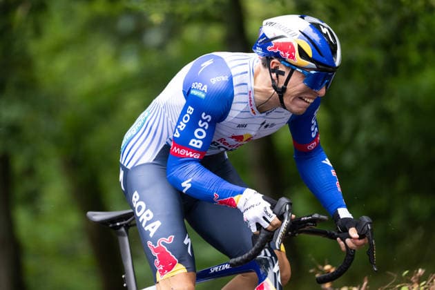 Lidl Deutschland Tour, Prolog, 19.08.2026 Danny van Poppel (NED, Red Bull - BORA - hansgrohe) Bad Orb Germany *** Lidl Germany Tour, Prolog, August 19, 2026 Danny van Poppel (NED), Red Bull BORA hansgrohe, Bad Orb, Germany Copyright: xCarlaxHilgerx