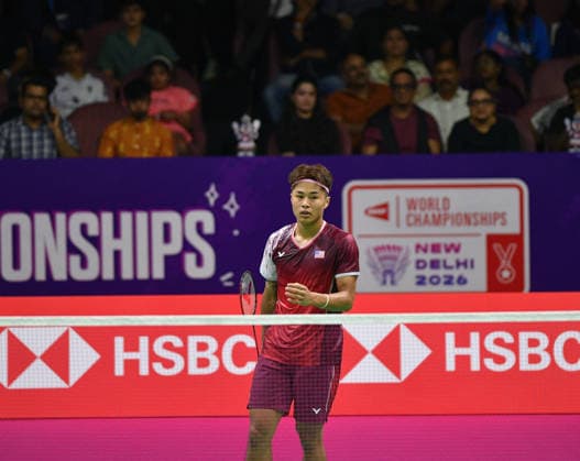 January 1, 2016, New Delhi, Delhi, India: New Delhi, India. Garret Tan (USA) in action during his MenÃ¢â‚¬â ¢s Singles Round of 32 match at the BWF World Championships 2026 at the Indira Gandhi Indoor Stadium in New Delhi. New Delhi India - ZUMAk197 20160101_zsp_k197_1096 Copyright: xRanjithxKumarx