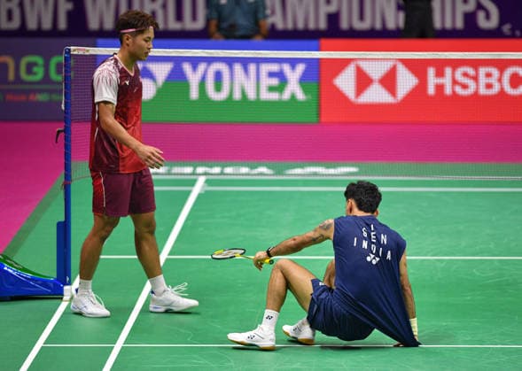January 1, 2016, New Delhi, Delhi, India: New Delhi, India. Garret Tan (USA) in action during his MenÃ¢â‚¬â ¢s Singles Round of 32 match at the BWF World Championships 2026 at the Indira Gandhi Indoor Stadium in New Delhi. New Delhi India - ZUMAk197 20160101_zsp_k197_1102 Copyright: xRanjithxKumarx