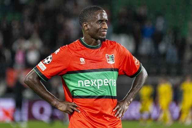 NIJMEGEN - Jamiro Monteiro of NEC Nijmegen looks on after the UEFA Champions League Play-offs match between NEC Nijmegen and FK Bodo Glimt at the Goffertstadion on August 19, 2026 in Nijmegen, the Netherlands. KEVIN SENDERS ANP xVIxANPxSportx xMarcelxterxBalsxIVx 565837188 originalFilename: 565837188.jpg