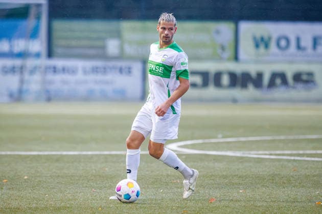 2026.08.19, xkwix, Fußball, Krombacher Westfalenpokal, SG Massen - FC Gütersloh, Sportanlage SG Massen, 2.Runde, Saison 2026 2027: Kevin Hoffmeier (FC Gütersloh 19) DFB regulations prohibit any use of photographs as image sequences and or quasi-video. Photo: xKamilxWilkowskixPressefotoKochx Nordrhein-Westfalen Deutschland *** August 19, 2026, xkwix, Soccer, Krombacher Westphalia Cup, SG Massen vs. FC Gütersloh, SG Massen Sports Complex, 2nd Round, 2026–2027 Season, Kevin Hoffmeier, FC Gütersloh 19. DFB regulations prohibit any use of photographs as image sequences and or quasi-video. Photo: xKamilxWilkowskixPressefotoKochx, North Rhine-Westphalia, Germany
