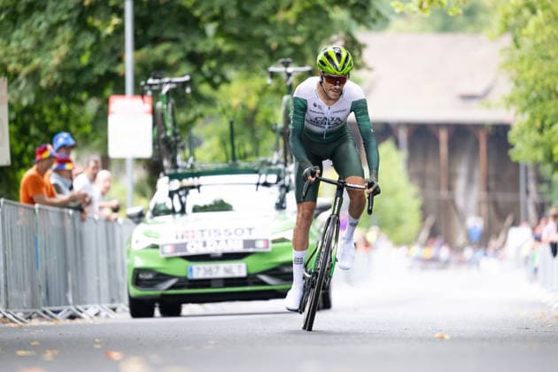Lidl Deutschland Tour, Prolog, 19.08.2026 Stefano Oldani ITA, CAJA RURAL - SEGUROS RGA) Bad Orb Germany *** Lidl Germany Tour, Prolog, August 19, 2026 Stefano Oldani ITA, CAJA RURAL SEGUROS RGA Bad Orb, Germany Copyright: xCarlaxHilgerx