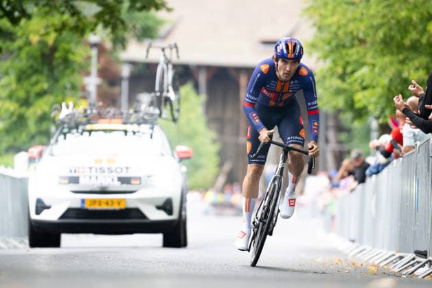 Lidl Deutschland Tour, Prolog, 19.08.2026 Niklas Märkl (GER, TEAM PICNIC POSTNL) Bad Orb Germany *** Lidl Germany Tour, Prolog, August 19, 2026 Niklas Märkl GER, TEAM PICNIC POSTNL Bad Orb, Germany Copyright: xCarlaxHilgerx