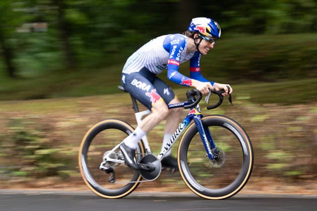 Lidl Deutschland Tour, Prolog, 19.08.2026 Giovanni Aleotti (ITA, RED BULL - BORA - HANSGROHE) Bad Orb Germany *** Lidl Germany Tour, Prologue, August 19, 2026 Giovanni Aleotti ITA, RED BULL BORA HANSGROHE Bad Orb, Germany Copyright: xCarlaxHilgerx