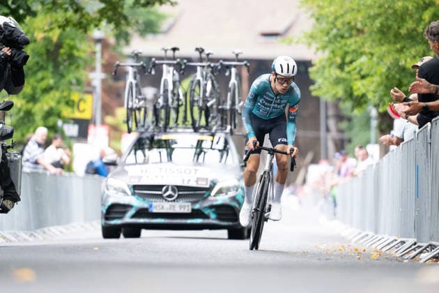 Lidl Deutschland Tour, Prolog, 19.08.2026 Johannes Adamietz (GER, REMBE RAD-NET) Bad Orb Germany *** Lidl Germany Tour, Prologue, August 19, 2026 Johannes Adamietz GER, REMBE RAD NET Bad Orb, Germany Copyright: xCarlaxHilgerx