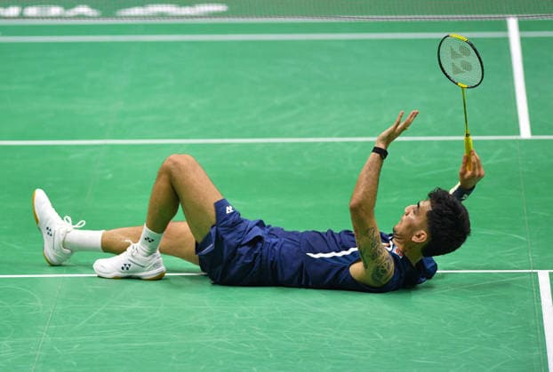 January 1, 2016, New Delhi, Delhi, India: New Delhi, India. Lakshya Sen (IND) in action during his MenÃ¢â‚¬â ¢s Singles Round of 32 match at the BWF World Championships 2026 at the Indira Gandhi Indoor Stadium in New Delhi. New Delhi India - ZUMAk197 20160101_zsp_k197_1134 Copyright: xRanjithxKumarx
