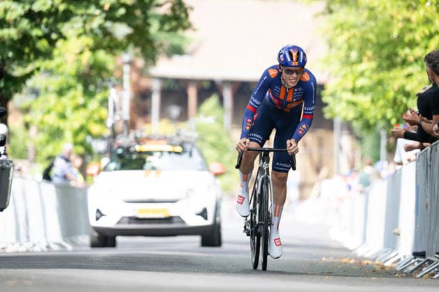 Lidl Deutschland Tour, Prolog, 19.08.2026 Frank van den Broek (NED, TEAM PICNIC POSTNL) Bad Orb Germany *** Lidl Germany Tour, Prolog, August 19, 2026 Frank van den Broek (NED), TEAM PICNIC POSTNL Bad Orb, Germany Copyright: xCarlaxHilgerx