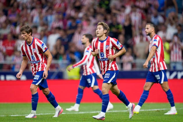 August 19, 2026, Madrid, Madrid, Spain: Kang-in Lee of Atletico de Madrid celebrates after scoring his team s first goal during the Spanish League, LaLiga EA Sports, football match played between Atletico de Madrid and Malaga CF at Riyadh Air Metropolitano stadium on August 19, 2026, in Madrid, Spain. Madrid Spain - ZUMAa181 20260819_zaa_a181_196 Copyright: xOscarxJ.xBarrosox