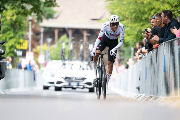 Lidl Deutschland Tour, Prolog, 19.08.2026 Isaac del Toro (MEX, UAE TEAM EMIRATES - XRG) Bad Orb Germany *** Lidl Germany Tour, Prologue, August 19, 2026 Isaac del Toro MEX, UAE TEAM EMIRATES XRG Bad Orb, Germany Copyright: xCarlaxHilgerx