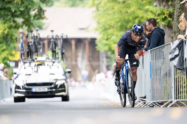 Lidl Deutschland Tour, Prolog, 19.08.2026 Edgar David Cadena (MEX, TEAM STORCK - MRW BAU) Bad Orb Germany *** Lidl Germany Tour, Prolog, August 19, 2026 Edgar David Cadena (MEX), TEAM STORCK MRW BAU, Bad Orb, Germany Copyright: xCarlaxHilgerx