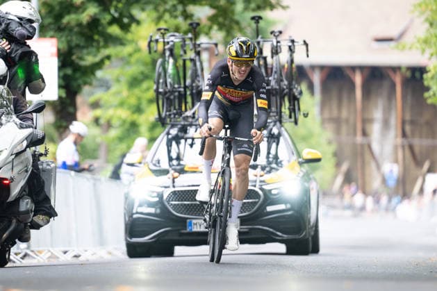 Lidl Deutschland Tour, Prolog, 19.08.2026 Ben Felix Jochum (GER, TEAM LOTTO KERN-HAUS OUTLET MONTABAUR) Bad Orb Germany *** Lidl Germany Tour, Prolog, August 19, 2026 Ben Felix Jochum GER, TEAM LOTTO KERN HAUS OUTLET MONTABAUR Bad Orb, Germany Copyright: xCarlaxHilgerx