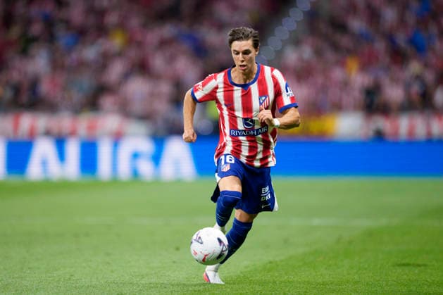 August 19, 2026, Madrid, Madrid, Spain: Arnau Ortiz of Atletico de Madrid in action during the Spanish League, LaLiga EA Sports, football match played between Atletico de Madrid and Malaga CF at Riyadh Air Metropolitano stadium on August 19, 2026, in Madrid, Spain. Madrid Spain - ZUMAa181 20260819_zaa_a181_200 Copyright: xOscarxJ.xBarrosox