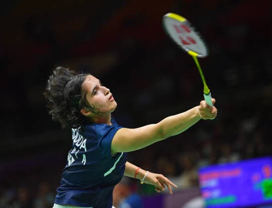 January 1, 2016, New Delhi, Delhi, India: New Delhi, India. Unnati Hooda (IND) in action during her WomenÃ¢â‚¬â ¢s Singles Round of 32 match at the BWF World Championships 2026 at the Indira Gandhi Indoor Stadium in New Delhi New Delhi India - ZUMAk197 20160101_zsp_k197_1148 Copyright: xRanjithxKumarx