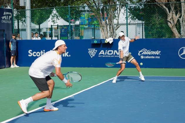 CANCUN COUNTRY OPEN 2026 CANCUN COUNTRY OPEN 2026 JISUNG NAM PATRIK NIKLAS SALMINEN VS SRIRAM BALAJI ANIRUDH CHANDRASEKAR 19082026 CANCUN, QUINTANA ROO. Action photo of Jisung Nam and Patrik Niklas Salminen, during game of the Cancun Country Open 2026 Tennis 125 Challenger tournament held at the Cancun Country Club of Cancun, Quintana Roo, Mexico. Foto de accion de Jisung Nam y Patrik Niklas Salminen, durante juego del Cancun Country Open 2026 ATP, Tennis Herren 125 Challenger que se celebra en el Cancun Country Club de Cancun, Quintana Roo, Mexico. PHOTO BY IMAGENSHOP AGENCIA FOTOGRAFICA CANCUN QUINTANA ROO MEXICO *** CANCUN COUNTRY OPEN 2026 CANCUN COUNTRY OPEN 2026 JISUNG NAM PATRIK NIKLAS SALMINEN VS SRIRAM BALAJI ANIRUDH CHANDRASEKAR 08 19 2026 CANCUN, QUINTANA ROO Action photo of Jisung Nam and Patrik Niklas Salminen during a match at the 2026 Cancun Country Open ATP 125 Challenger tennis tournament held at the Cancun Country Club in Cancun, Quintana Roo, Mexico. Action photo of Jisung Nam and Patrik Niklas Salminen, during a match at the 2026 Cancun Country Open ATP 125 Challenger held at the Cancun Country Club in Cancun, Quintana Roo, Mexico PHOTO BY IMAGENSHOP PHOTO AGENCY CANCUN QUINTANA ROO MEXICO Copyright: xIMAGENSHOPxAGENCIAxFOTOGRAFICAx