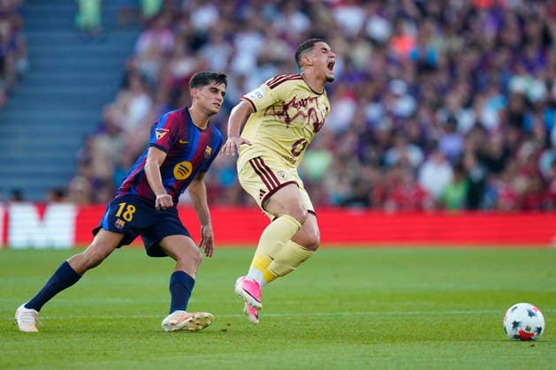 ESP: FC Barcelona, Barca - Al Ahly FC. Joan Gamper Trophy. Gerard Martin of FC Barcelona during the Joan Gamper Trophy match between FC Barcelona and Al Ahly FC played at Spotify Camp Nou Stadium on 19 Aug 2026 in Barcelona, Spain. kpng Copyright: xSergioxRuizx xPRESSINPHOTOx PS_2627_BAR_AHL_057