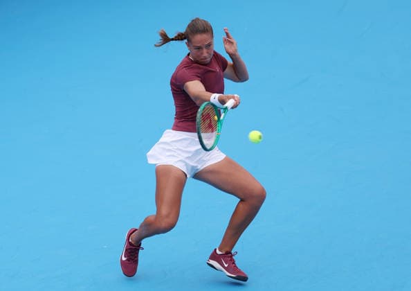 August 19, 2026, Mason, Ohio, USA: DIANE PARRY of France during the match against I. Swiatek of Poland in the fourth round of tennis tournament WTA, Tennis Damen 1000 Cincinnati Open in Mason, USA. Parry lost 3:6, 3:6. Mason USA - ZUMAc278 20260819_zsp_c278_014 Copyright: xMarcinxCholewinskix