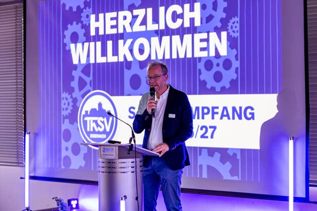 19.08.2026, GER, Handball, Maenner, Saison 26 27, ThSV Eisenach, Sponsorenabend Maik Nowak (ThSV Eisenach) 250 Gäste aus Politik Ehrenamt sowie die Vertreter der Sponsoren waren in dem Museum der Automobile Welt Eisenach AWE zum Saisonstart Sponsorenabend des ThSV Eisenach geladen. 99817 Eisenach Automobile Welt Eisenach AWE Thueringen Deutschland *** August 19, 2026, GER, Handball, Men, Season 26–27, ThSV Eisenach, Sponsors Evening with Maik Nowak. ThSV Eisenach. 250 guests from the worlds of politics and volunteer work, as well as representatives of the sponsors, were invited to the Automobile World Eisenach (AWE) museum for ThSV Eisenach’s Sponsors’ Evening to kick off the season. 99817 Eisenach, Automobile World Eisenach (AWE), Thuringia, Germany