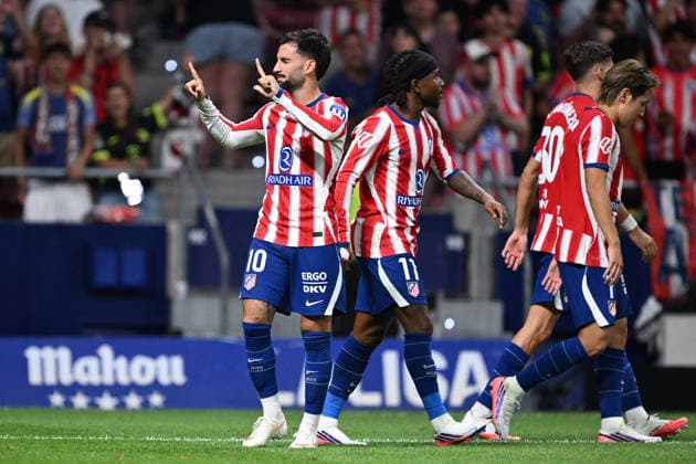 Atletico Madrid v Malaga - La Liga MADRID, SPAIN - AUGUST 19: Alex Baena of Atletico Madrid celebrates after scoring a goal during the La Liga match between Atletico Madrid and Malaga at Metropolitano Stadium in Madrid, Spain on August 19, 2026. Burak Akbulut Anadolu Madrid Spain. Editorial use only. Please get in touch for any other usage.  Copyright: x2026xAnadoluxBurakxAkbulutx