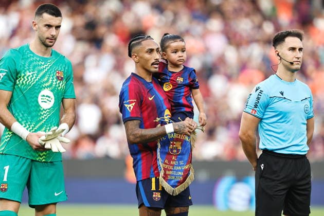Raphinha (Barcelona), AUGUST 19, 2026 - Football Soccer : Spanish Pre season Trofeu Joan Gamper match between FC Barcelona, Barca - Al Ahly SC at the Spotify Camp Nou in Barcelona, Spain. Noxthirdxpartyxsales  aflo_341582665 MutsuxKawamorix