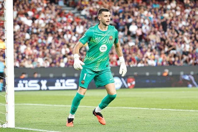 Joan Garcia (Barcelona), AUGUST 19, 2026 - Football Soccer : Spanish Pre season Trofeu Joan Gamper match between FC Barcelona, Barca - Al Ahly SC at the Spotify Camp Nou in Barcelona, Spain. Noxthirdxpartyxsales  aflo_341584066 MutsuxKawamorix