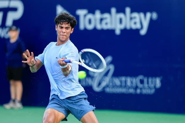 CANCUN COUNTRY OPEN 2026 CANCUN COUNTRY OPEN 2026 RODRIGO PACHECO VS TOMAS BARRIOS 19082026 CANCUN, QUINTANA ROO. Action photo of Rodrigo Pacheco of Mexico, during game of the Cancun Country Open 2026 Tennis 125 Challenger tournament held at the Cancun Country Club of Cancun, Quintana Roo, Mexico. Foto de accion de Rodrigo Pacheco de Mexico, durante juego del Cancun Country Open 2026 ATP, Tennis Herren 125 Challenger que se celebra en el Cancun Country Club de Cancun, Quintana Roo, Mexico. PHOTO BY IMAGENSHOP AGENCIA FOTOGRAFICA CANCUN QUINTANA ROO MEXICO *** CANCUN COUNTRY OPEN 2026 CANCUN COUNTRY OPEN 2026 RODRIGO PACHECO VS TOMAS BARRIOS 08 19 2026 CANCUN, QUINTANA ROO Action photo of Rodrigo Pacheco of Mexico during a match at the 2026 Cancun Country Open Tennis 125 Challenger tournament held at the Cancun Country Club in Cancun, Quintana Roo, Mexico. Action photo of Rodrigo Pacheco of Mexico, during a match at the Cancun Country Open 2026 ATP 125 Challenger tournament held at the Cancun Country Club in Cancun, Quintana Roo, Mexico. PHOTO BY IMAGENSHOP PHOTO AGENCY CANCUN QUINTANA ROO MEXICO Copyright: xIMAGENSHOPxAGENCIAxFOTOGRAFICAx