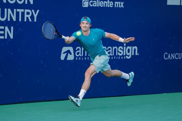 CANCUN COUNTRY OPEN 2026 CANCUN COUNTRY OPEN 2026 GAUTHIER ONCLIN VS TIMOFEY SKATOV 19082026 CANCUN, QUINTANA ROO. Action photo of Timofey Skatov of Kazakhstan, during game of the Cancun Country Open 2026 Tennis 125 Challenger tournament held at the Cancun Country Club of Cancun, Quintana Roo, Mexico. Foto de accion de Timofey Sktoov de Kazajistan, durante juego del Cancun Country Open 2026 ATP, Tennis Herren 125 Challenger que se celebra en el Cancun Country Club de Cancun, Quintana Roo, Mexico. PHOTO BY IMAGENSHOP AGENCIA FOTOGRAFICA CANCUN QUINTANA ROO MEXICO *** CANCUN COUNTRY OPEN 2026 CANCUN COUNTRY OPEN 2026 GAUTHIER ONCLIN VS TIMOFEY SKATOV 08 19 2026 CANCUN, QUINTANA ROO Action photo of Timofey Skatov of Kazakhstan during a match at the 2026 Cancun Country Open ATP 125 Challenger tennis tournament held at the Cancun Country Club in Cancun, Quintana Roo, Mexico Action photo of Timofey Skatov of Kazakhstan, during a match at the 2026 Cancun Country Open ATP 125 Challenger held at the Cancun Country Club in Cancun, Quintana Roo, Mexico. PHOTO BY IMAGENSHOP PHOTO AGENCY CANCUN QUINTANA ROO MEXICO Copyright: xIMAGENSHOPxAGENCIAxFOTOGRAFICAx