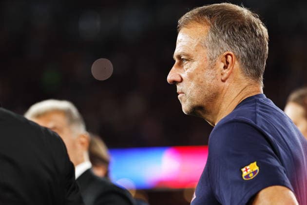 Hansi Flick (Barcelona), AUGUST 19, 2026 - Football Soccer : Spanish Pre season Trofeu Joan Gamper match between FC Barcelona, Barca - Al Ahly SC at the Spotify Camp Nou in Barcelona, Spain. Noxthirdxpartyxsales  aflo_341597138 MutsuxKawamorix