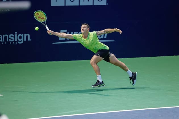 CANCUN COUNTRY OPEN 2026 CANCUN COUNTRY OPEN 2026 CAMILO UGO CARABELLI VS NICOLAS MEJIA 19082026 CANCUN, QUINTANA ROO. Action photo of Camilo Carabelli of Argentina, during game of the Cancun Country Open 2026 Tennis 125 Challenger tournament held at the Cancun Country Club of Cancun, Quintana Roo, Mexico. Foto de accion de Camilo Carabelli de Argentina, durante juego del Cancun Country Open 2026 ATP, Tennis Herren 125 Challenger que se celebra en el Cancun Country Club de Cancun, Quintana Roo, Mexico. PHOTO BY IMAGENSHOP AGENCIA FOTOGRAFICA CANCUN QUINTANA ROO MEXICO *** CANCUN COUNTRY OPEN 2026 CANCUN COUNTRY OPEN 2026 CAMILO UGO CARABELLI VS NICOLAS MEJIA 08 19 2026 CANCUN, QUINTANA ROO Action photo of Camilo Carabelli of Argentina during a match at the 2026 Cancun Country Open Tennis 125 Challenger tournament held at the Cancun Country Club in Cancun, Quintana Roo, Mexico Action photo of Camilo Carabelli of Argentina, during a match at the 2026 Cancun Country Open ATP 125 Challenger tournament held at the Cancun Country Club in Cancun, Quintana Roo, Mexico PHOTO BY IMAGENSHOP PHOTO AGENCY CANCUN QUINTANA ROO MEXICO Copyright: xIMAGENSHOPxAGENCIAxFOTOGRAFICAx