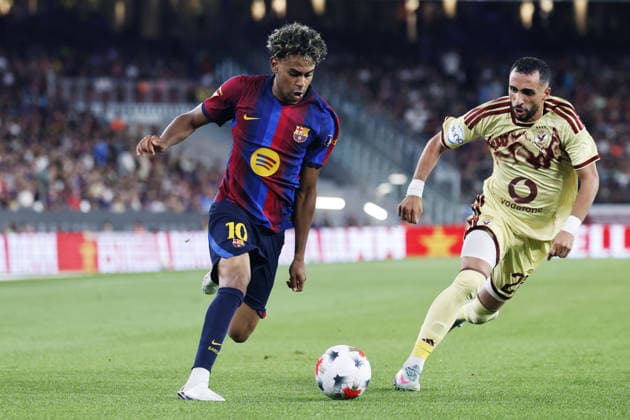 Lamine Yamal (Barcelona), AUGUST 19, 2026 - Football Soccer : Spanish Joan Gamper Cup match between FC Barcelona, Barca 2-1 Al Ahly SC at Spotify Camp Nou in Barcelona, Spain. Noxthirdxpartyxsales  aflo_341585412 DaisukexNakashimax