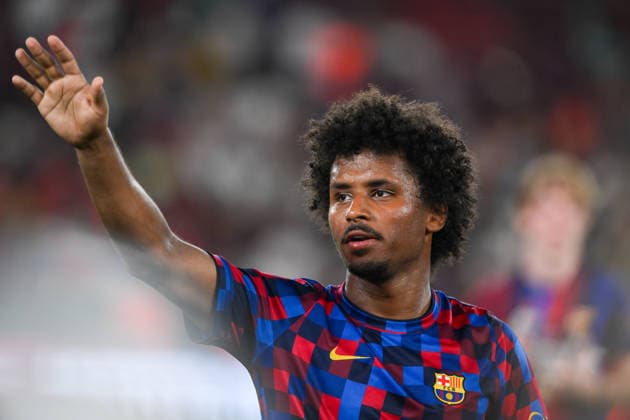 FC Barcelona, Barca v AL-AHLY FC SPOTIFY CAMP NOU. BARCELONA Aug 19,2026 FC BARCELONA vs AL-ALHY FC AUG 19 ,2026 Karim Adeyemi (14) of FC Barcelona before the match between FC Barcelona and Al-Alhy FC corresponding to the Joan Gamper Trophy at Spotify Camp Nou in Barcelona, Spain. Barcelona ESP Copyright: xS.xRosx