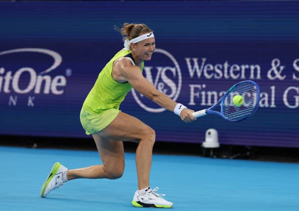 August 19, 2026, Mason, Ohio, USA: MARIE BOUZKOVA of Czech Republic during the match against C. Gauff of USA in the fourth round of tennis tournament WTA, Tennis Damen 1000 Cincinnati Open in Mason, USA. Bouzkova lost 3:6, 2:6. Mason USA - ZUMAc278 20260819_zsp_c278_033 Copyright: xMarcinxCholewinskix