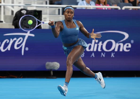 August 19, 2026, Mason, Ohio, USA: COCO GAUFF of USA during the match against M. Bouzkova of Czech Republic in the fourth round of tennis tournament WTA, Tennis Damen 1000 Cincinnati Open in Mason, USA. Gauff won 6:3, 6:2. Mason USA - ZUMAc278 20260819_zsp_c278_037 Copyright: xMarcinxCholewinskix
