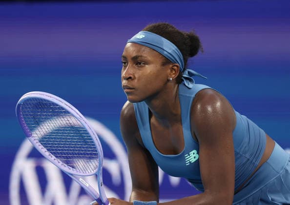 August 19, 2026, Mason, Ohio, USA: COCO GAUFF of USA during the match against M. Bouzkova of Czech Republic in the fourth round of tennis tournament WTA, Tennis Damen 1000 Cincinnati Open in Mason, USA. Gauff won 6:3, 6:2. Mason USA - ZUMAc278 20260819_zsp_c278_047 Copyright: xMarcinxCholewinskix