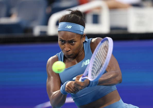 August 19, 2026, Mason, Ohio, USA: COCO GAUFF of USA during the match against M. Bouzkova of Czech Republic in the fourth round of tennis tournament WTA, Tennis Damen 1000 Cincinnati Open in Mason, USA. Gauff won 6:3, 6:2. Mason USA - ZUMAc278 20260819_zsp_c278_053 Copyright: xMarcinxCholewinskix