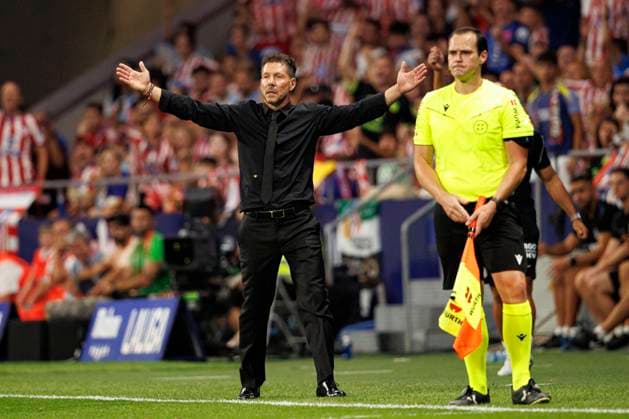 Atletico Madrid Vs Malaga CF in Madrid, Spain - 19 AUG 2026. Diego Simeone, Head Coach of Atletico Madrid seen during LaLiga EA Sports match between Atletico Madrid and Malaga CF at Metropolitano stadium. Final Score; Atletico Madrid 2: 0 Malaga CF. Madrid Spain Copyright: xMaciejxRogowskix xSOPAxImagesx Maciej-Rogowski-1443061