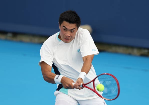 August 19, 2026, Mason, Ohio, USA: BRANDON NAKASHIMA of USA during the match against N. Borges of Portugal in the fourth round of tennis tournament ATP, Tennis Herren 1000 Cincinnati Open in Mason, USA. Nakashima won 6:3, 6:7 (5-7), 6:3. Mason USA - ZUMAc278 20260819_zsp_c278_063 Copyright: xMarcinxCholewinskix