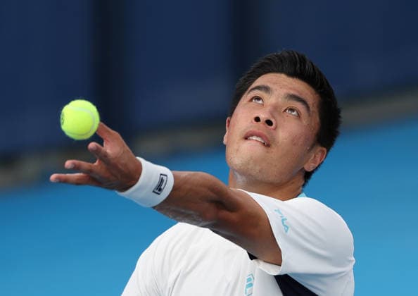 August 19, 2026, Mason, Ohio, USA: BRANDON NAKASHIMA of USA during the match against N. Borges of Portugal in the fourth round of tennis tournament ATP, Tennis Herren 1000 Cincinnati Open in Mason, USA. Nakashima won 6:3, 6:7 (5-7), 6:3. Mason USA - ZUMAc278 20260819_zsp_c278_067 Copyright: xMarcinxCholewinskix