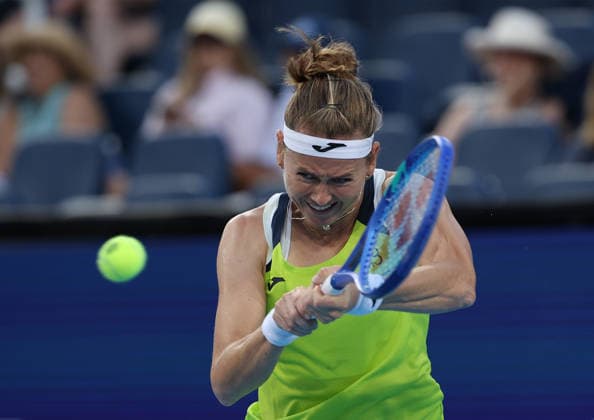 August 19, 2026, Mason, Ohio, USA: MARIE BOUZKOVA of Czech Republic during the match against C. Gauff of USA in the fourth round of tennis tournament WTA, Tennis Damen 1000 Cincinnati Open in Mason, USA. Bouzkova lost 3:6, 2:6. Mason USA - ZUMAc278 20260819_zsp_c278_073 Copyright: xMarcinxCholewinskix