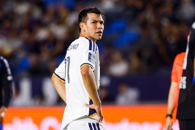 MLS, Fussball Herren, USA Soccer - LA Galaxy vs San Jose Earthquakes LA Galaxy forward Hirving Lozano looks on during a Major League Soccer (MLS) match between the LA Galaxy and the San Jose Earthquakes in Carson, California, USA, 19 August 2026. CARSON CALIFORNIA United States  Copyright: xCHRISxTORRESx