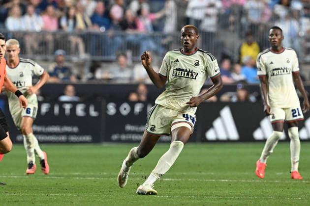 CHESTER, PA - AUGUST 19: Philadelphia Union defense Neil Pierre 44 is shown during the game between the Philadelphia Union and Inter Miami CF on August 19th, 2026 at Subaru Park in Chester, PA. (Photo by Terence Lewis Icon Sportswire) SOCCER: AUG 19 MLS, Fussball Herren, USA Philadelphia Union vs Inter Miami CF EDITORIAL USE ONLY Icon260819050