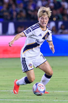 August 19, 2026, Carson, California, USA: Kyogo Furuhashi 7 of the LA Galaxy during their regular season MLS, Fussball Herren, USA game against the San Jose Earthquakes on Wednesday August 19, 2026 at the Dignity Health Sports Park Stadium in Carson, California. ARIANA RUIZ PI Carson USA - ZUMAp124 20260819_zaa_p124_012 Copyright: xArianaxRuizx