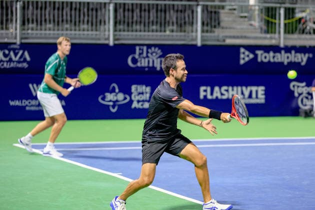 CANCUN COUNTRY OPEN 2026 CANCUN COUNTRY OPEN 2026 TOMAS BARRIOS NICOLAS MEJIA VS IVAN LIUTAREVICH MIGUEL REYES VARELA 19082026 CANCUN, QUINTANA ROO. Action photo of Ivan Liutarevich and Miguel Reyes Varela, during game of the Cancun Country Open 2026 Tennis 125 Challenger tournament held at the Cancun Country Club of Cancun, Quintana Roo, Mexico. Foto de accion de Ivan Liutarevich y Miguel Reyes Varela, durante juego del Cancun Country Open 2026 ATP, Tennis Herren 125 Challenger que se celebra en el Cancun Country Club de Cancun, Quintana Roo, Mexico. PHOTO BY IMAGENSHOP AGENCIA FOTOGRAFICA CANCUN QUINTANA ROO MEXICO *** CANCUN COUNTRY OPEN 2026 CANCUN COUNTRY OPEN 2026 TOMAS BARRIOS NICOLAS MEJIA VS IVAN LIUTAREVICH MIGUEL REYES VARELA 08 19 2026 CANCUN, QUINTANA ROO Action photo of Ivan Liutarevich and Miguel Reyes Varela during a match at the Cancun Country Open 2026 ATP 125 Challenger tennis tournament held at the Cancun Country Club in Cancun, Quintana Roo, Mexico Action photo of Ivan Liutarevich and Miguel Reyes Varela, during a match at the 2026 Cancun Country Open ATP 125 Challenger, held at the Cancun Country Club in Cancun, Quintana Roo, Mexico. PHOTO BY IMAGENSHOP PHOTO AGENCY, CANCUN, QUINTANA ROO, MEXICO Copyright: xIMAGENSHOPxAGENCIAxFOTOGRAFICAx